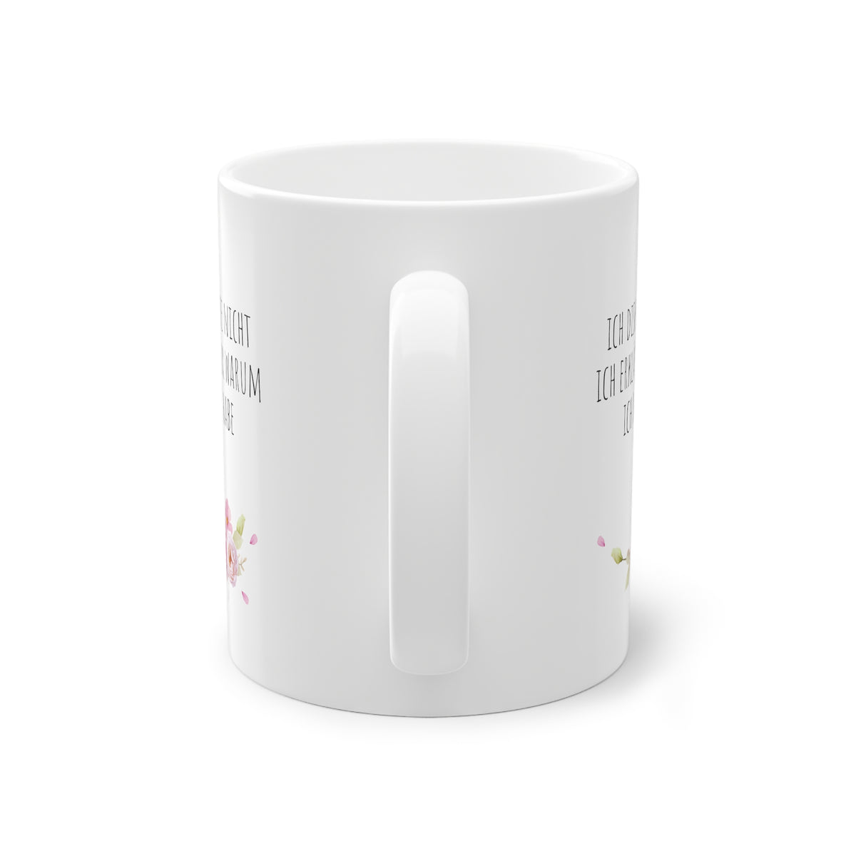 Weiße Büro Tasse "diskutieren"
