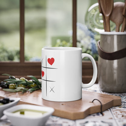 Weisse Tasse Opa Liebe