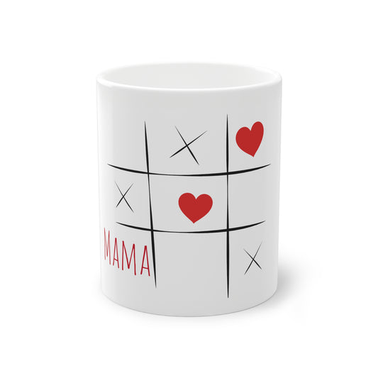 Weisse Tasse Mama Liebe