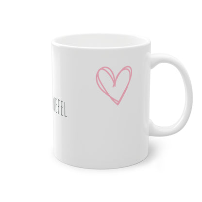 Weisse Partnertasse "Pech & Schwefel"