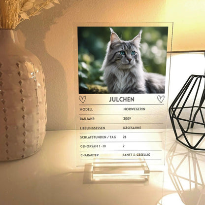 Fuß aus Acryl für Dein personalisiertes Geschenk