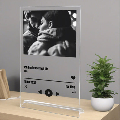 Album Cover Acryglas Trost personalisierbar mit Foto & Text